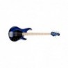 Sterling by Music Man Ray35QM 5 Corde, Neptune Blue Quilt