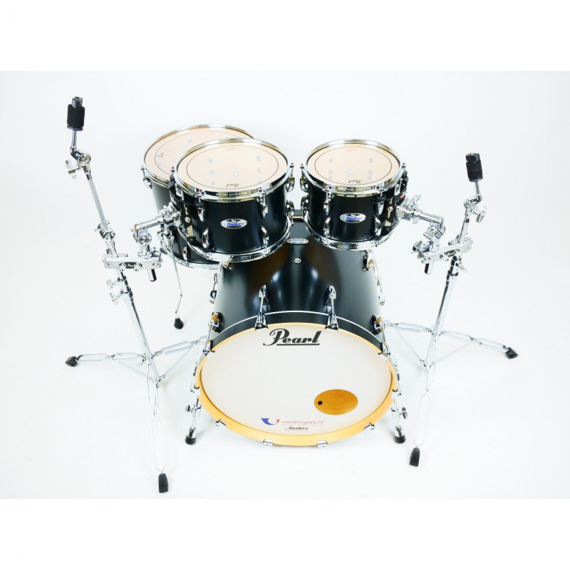 Pearl MASTERS MAPLE COMPLETE MCT924XEP/C339 MATTE CAVIAR BLACK batteria 22/10/12/16 occasione