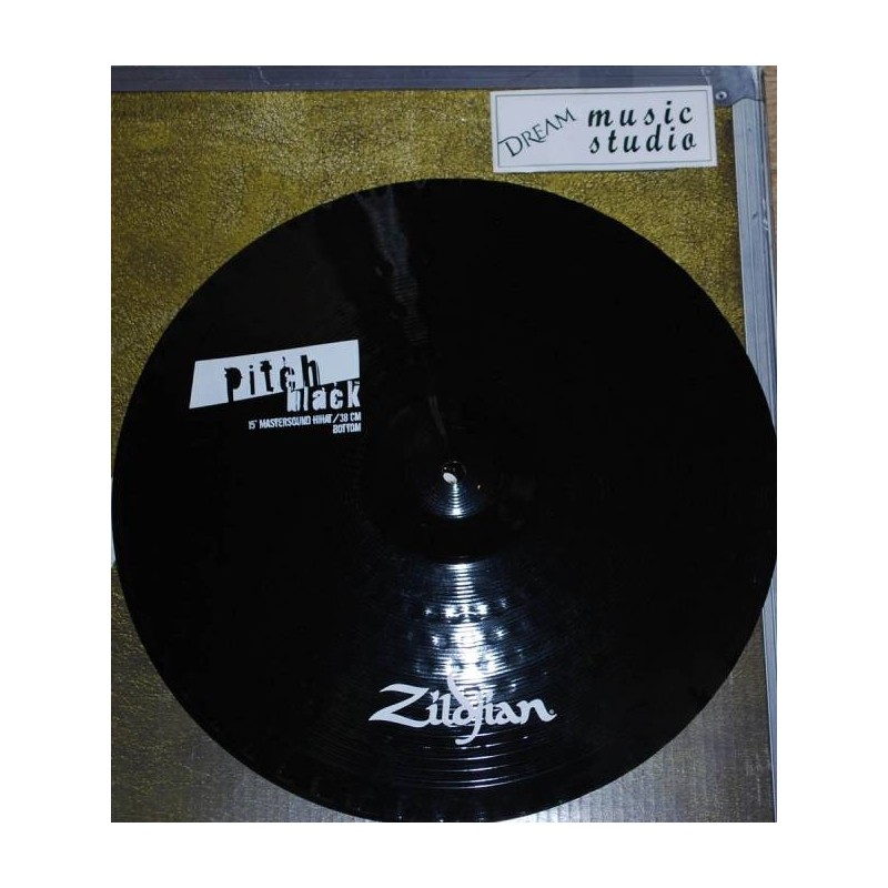 Zildjian Pitch Black Hi hat Mastersound 15" Spedizione Inclusa