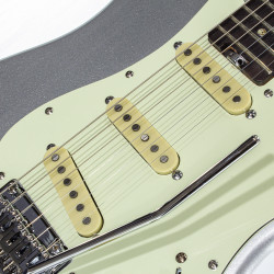 Schecter ROUTE 66 Traditional Springfield chitarra elettrica SSS colore Metal Gray Spedizione inclusa