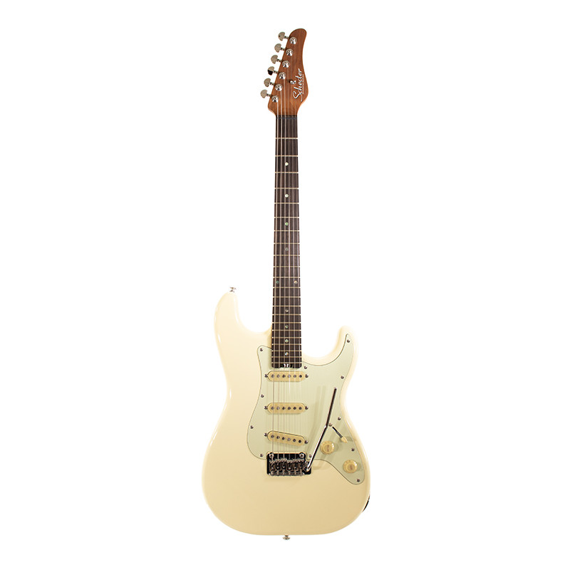 SCHECTER ROUTE 66 TRADITIONAL SAINT LOUIS CHITARRA ELETTRICA SSS COLORE AGED WHITE