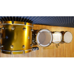 DW Drums Collector's Stainless Gold Lacquer "SSC" 24,13,16,14 Nuova imballata