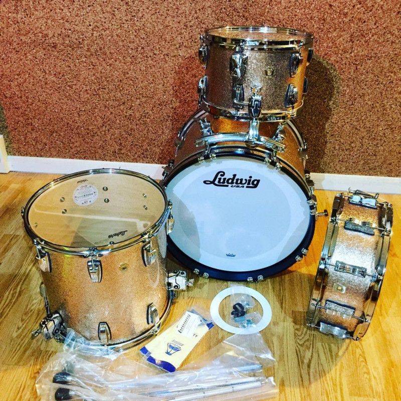 Ludwig Classic Maple Atlas : cassa 18, timpano 14, tom 12, rullante 14x5