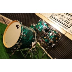 DW Collector's Jazz Serie Green Twisted Batteria 10,12,14,22,14x6