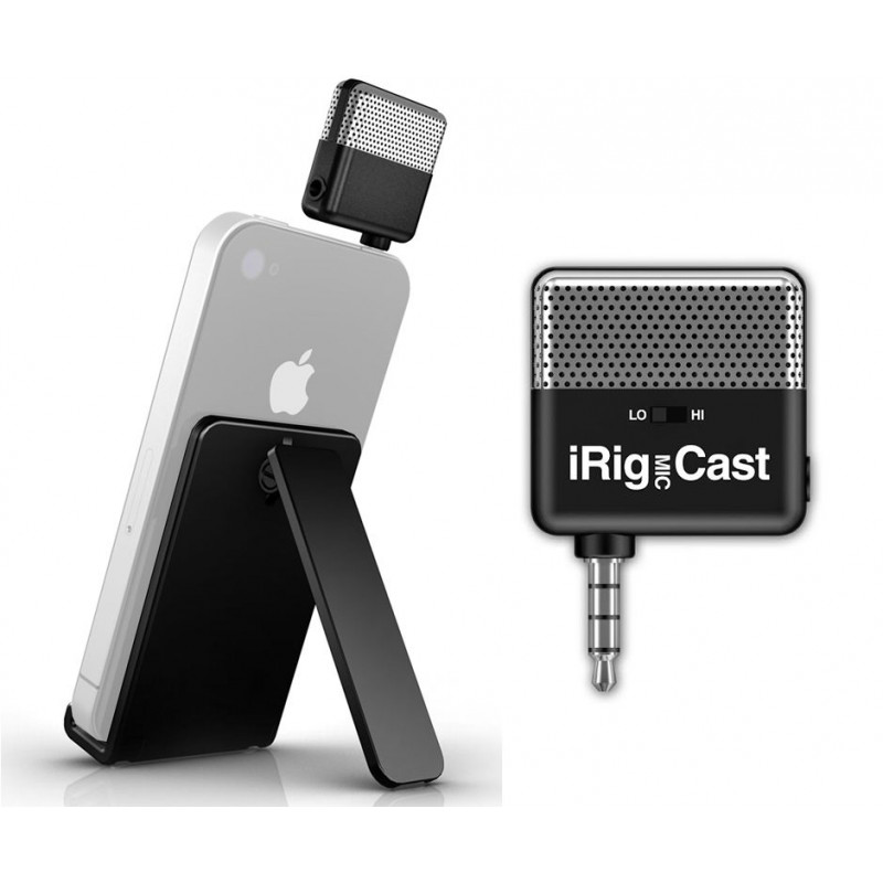 iRig Mic Cast MIC x iPOD iPHONE iPAD ANDROID