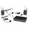 Samson CONCERT 288 UHF Dual System Radio microfono - All in one (HH+HS+Lavalier) - J (604-654 MHz)