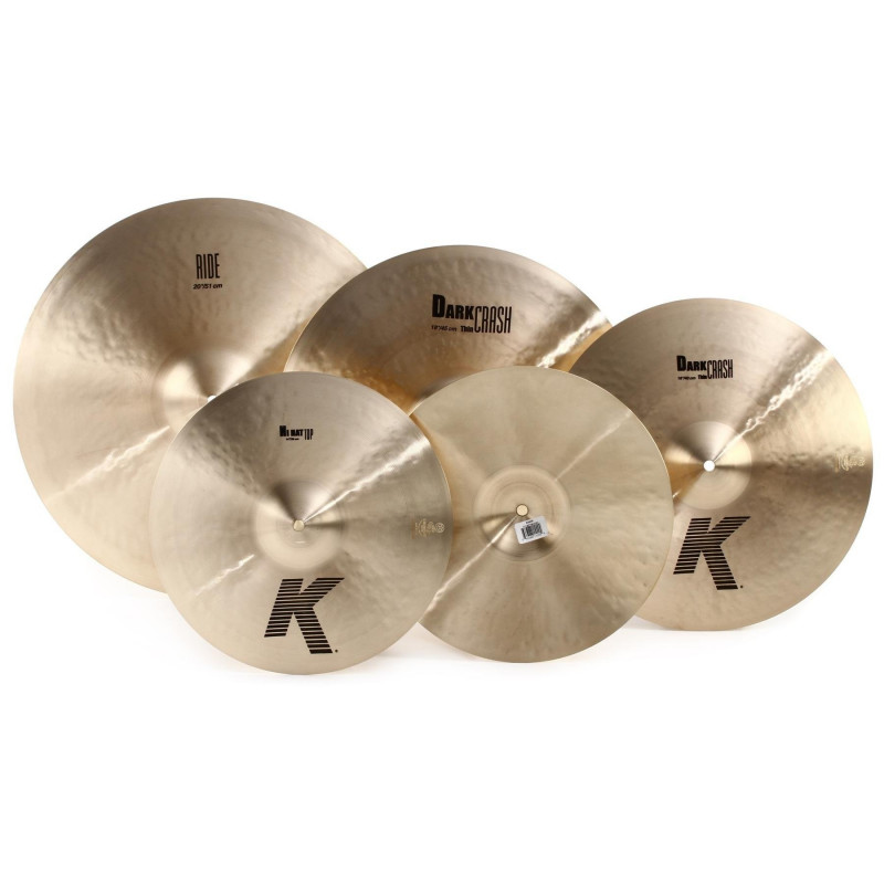 Zildjian 5 K K0800 set piatti K Dark 14/16/18/20 nuovi imballati