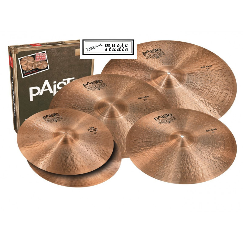 Paiste BIG BEAT KIT 106BS18 SET HH 15 CRASH 18 CRASH 20 RIDE 24 nuovi imballati