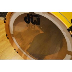 DW Collector's Batteria SSC Yellow Twisted Satin con Hardware Black 22/10/12/16