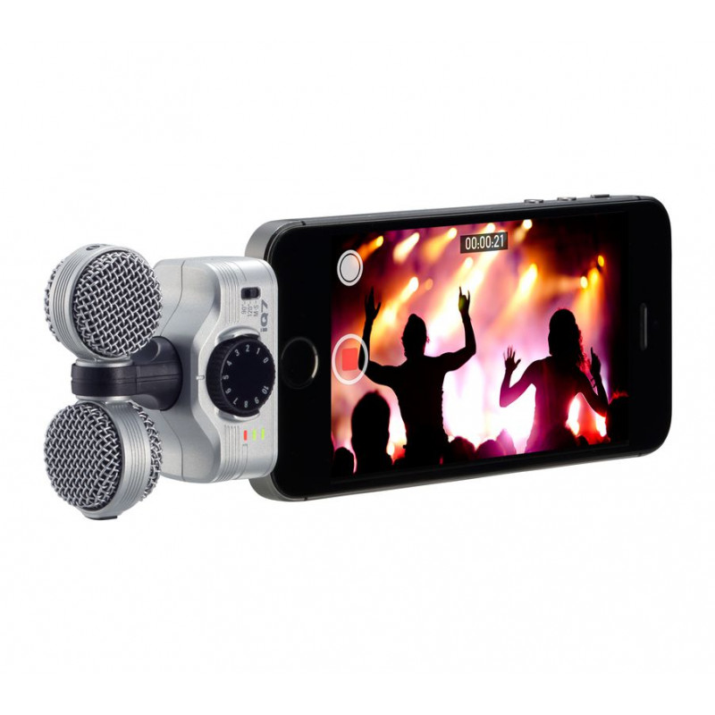 Zoom IQ7 - MICROFONO STEREO MID/SIDE PER IPHONE IPOD TOUCH IPAD MINI