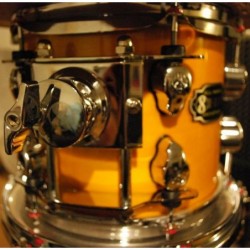 X Drum Prostage II Pro Stage Ambra in Acero batteria 22/10/12/16/14x6,5
