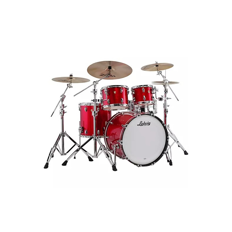 LUDWIG CLASSIC MAPLE L88204AX27 RED SPARKLE batteria 22/10/12/16