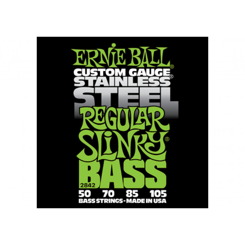 ERNIE BALL 2842 Regular Slinky Stainless Steel corde basso 50-105