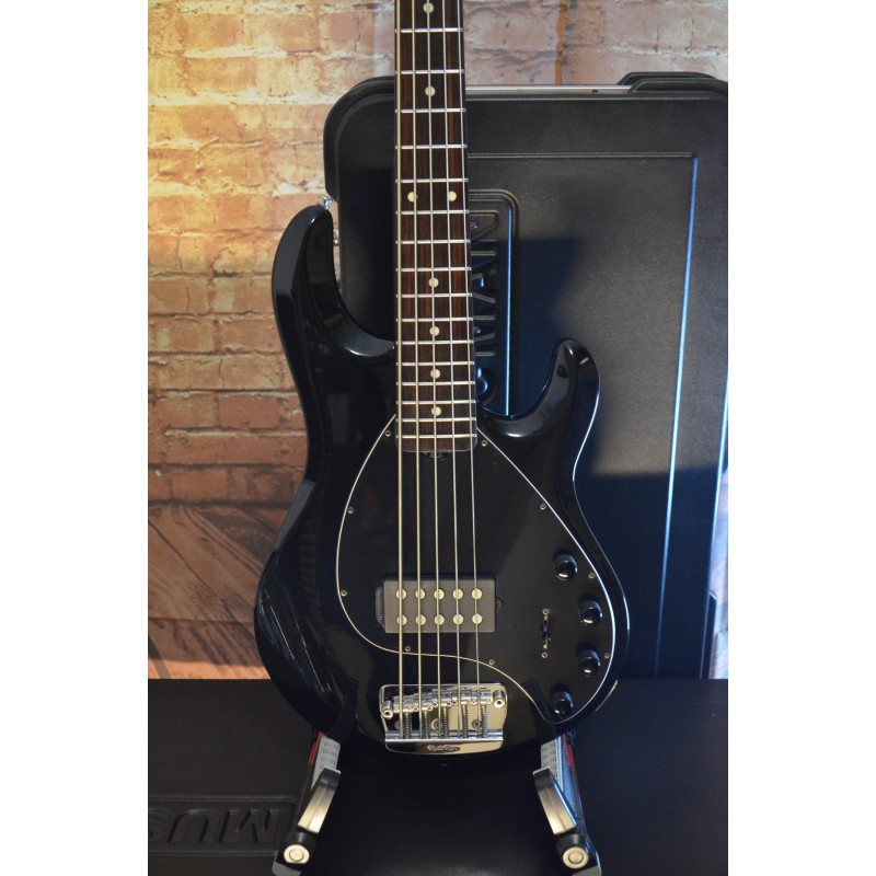 Music Man Sting Ray Sr5 Stingray5 Bk H tastiera Palissandro. Occasione B stock. Set up omaggio