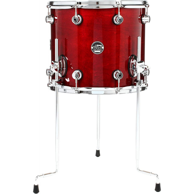 DW Performance timpano 14x14 Cherry Stain Made in USA Nuovo imballato