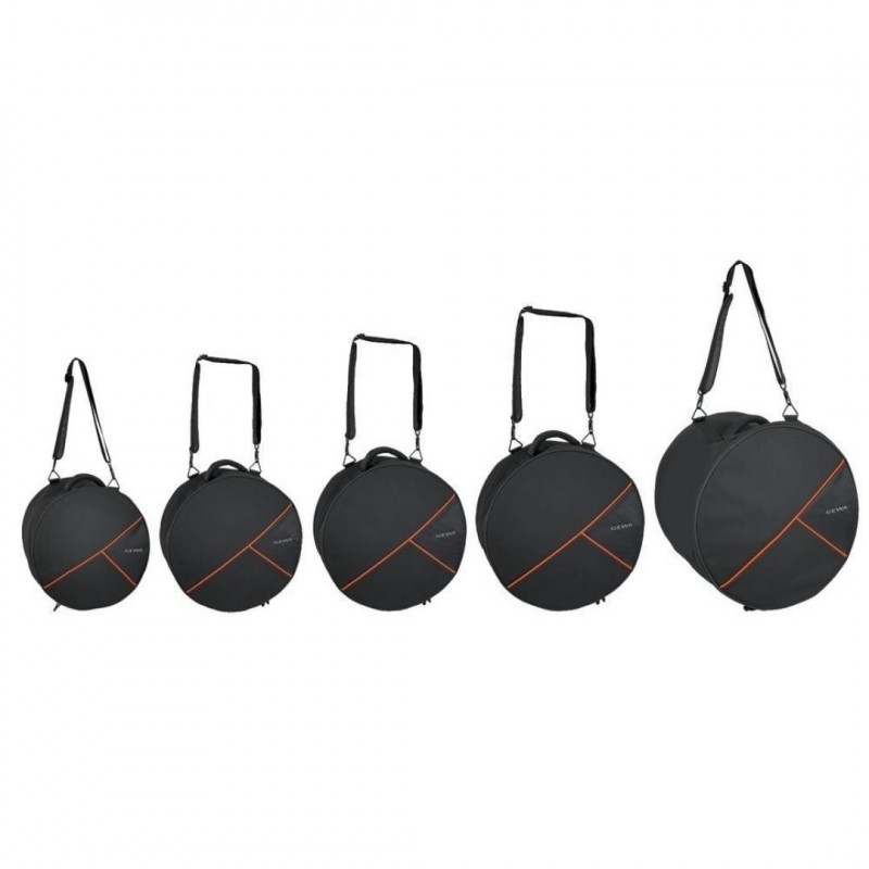 GEWA Borse Set Gig-bag per batteria Premium 22x18, 10x9, 12x10, 14x14, 14x6,5"