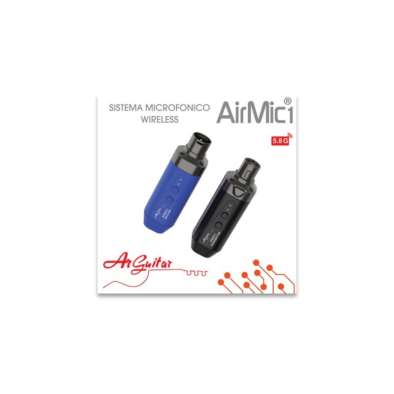 AR Guitar AIRMIC-1 capsula trasmettitore e ricevitore per Microfono