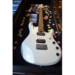 Music Man JP6 Custom Shop Petrucci Piezo White Pearl Set Up di Liuteria incluso