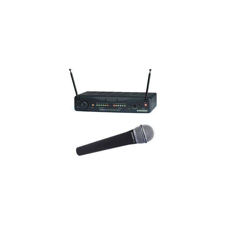 Samson STAGE 55 VHF Radio microfono HANDHELD SYSTEM TRUE DIVERSITY - CH07 (195.6 MHZ)